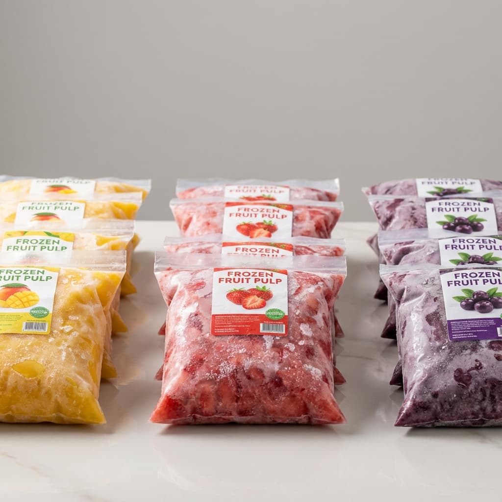 Polpas de frutas background pattern