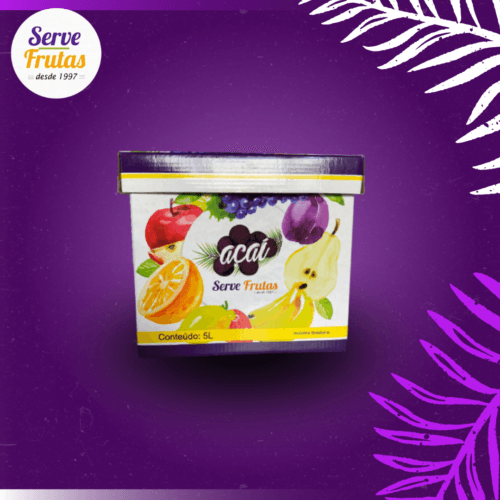 Caixa de Açaí 5L - Caixa 5L - distribuidor açaí atacado SP
