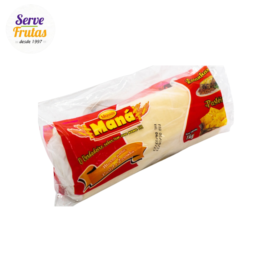 Massas Resfriada em Rolo 2 Kg - Massa Mais Grossa