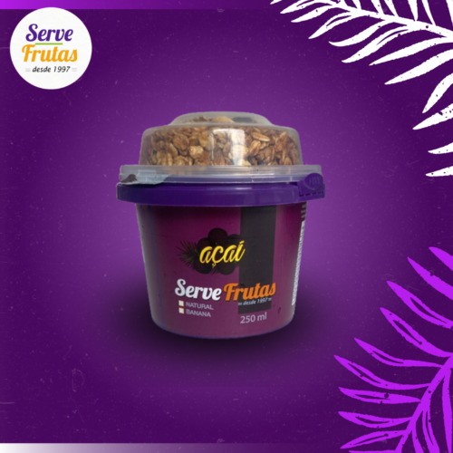Potinho de Açai com Granola e Pazinha 250 ML
