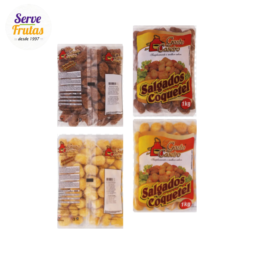 Minis Salgados Congelado Cru